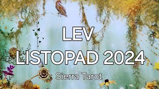 Výklad karet 🃏 LEV  LISTOPAD 2024 🤗🍁🍀 [upl. by Kellby332]