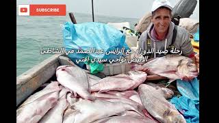 pêche au plage blanche avec RAIS Abdessamad  الفراجة مع الرايس عبد الصمد quot صيد 500 كيلو من الدورادquot [upl. by Sax]