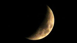 Waxing Crescent Moon on October 8 2024 [upl. by Gnem]