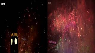 London NYE Fireworks 2023 VS 2024 Full Version [upl. by Settera]