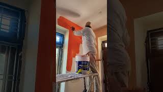 Painting painter wallpainting katariyaAshokStudio [upl. by Ecaj]