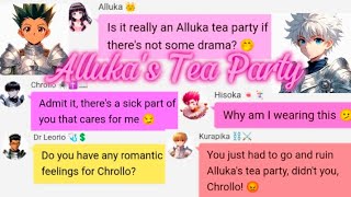 Drama unfolds at Allukas second annual Tea Party HxH Texting Story [upl. by Dorry]