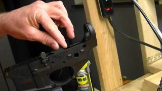 AR 15 Trigger Group Installation [upl. by Sjoberg]