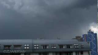 Strong thunderstorms with hail Ostrava CZ  050512 [upl. by Roman]