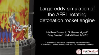 V2677881 Largeeddy Simulation of the AFRL Rotating Detonation Rocket Engine [upl. by Theobald]