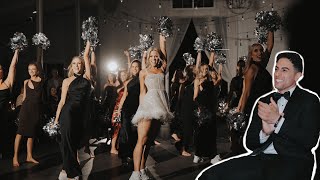 NFL Cheerleader Surprises her groom amp dances at her Wedding [upl. by Naus372]