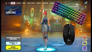 ASMR WITH THE RAZOR HUNTSMAN MINI AND THE LOGITECH G305 FORTNITE [upl. by Aenat]