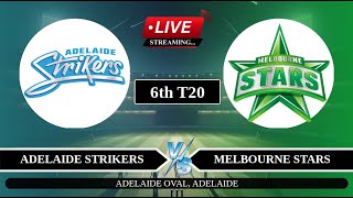 🔴Live ADS vs MLS 6th T20 Live  BBL Live Score  Adelaide vs Melbourne Live [upl. by Roer]