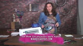 Learn how to decorate with foils on Make It Artsy with Julie Fei Fan Balzer 2042 [upl. by Herrah649]