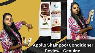 Apollo Shampoo Conditioner review vs clinic plus shampoo review un sponsored [upl. by Nevyar]