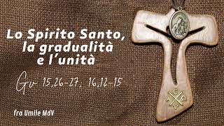 Lo Spirito Santo la gradualità e lunità Gv 152627 161215 di fra Umile mdv [upl. by Jezabelle189]