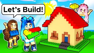 Playing with LEGO Blocks in Roblox [upl. by Nnylodnewg]