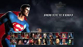 Mortal Kombat vs DC Universe  Arcade mode as Superman [upl. by Reprah919]