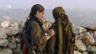 Syria Kurdish women soldiers against jihadists  Global 3000 [upl. by Lejeune408]