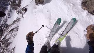 Dragontail Couloir in Rocky Mountain National Park [upl. by Magena]