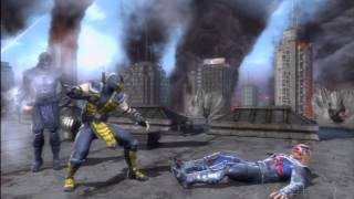 INJUSTICE amp MK9 SCORPION CROSSOVER KOMBAT COMBO VIDEO BY TONYT [upl. by Jethro485]