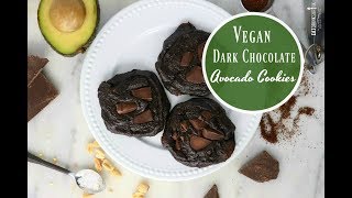 Vegan Dark Chocolate Avocado Cookies [upl. by Joyce]