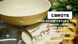 CAROTE NONSTICK FRYING PAN [upl. by Poul]