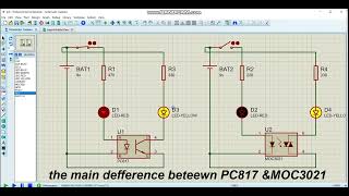 optocoupler the main difference between PC817 amp MOC3021 and control [upl. by Winna]