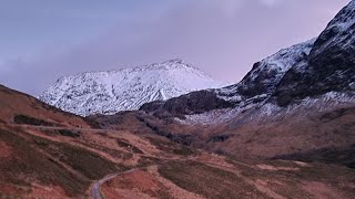 Walking in glencoe three sister mountain range [upl. by Helve]