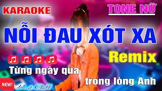 Nỗi Đau Xót Xa Remix Bass mạnh Karaoke Tone Nữ Thảo Mi 2024 [upl. by Olumor201]