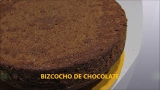 Bizcocho de chocolate receta [upl. by Lucio]