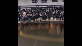 Junior College wrestling crowds in Iowa are INSANELY ROWDY VOLUME UP 🔊 [upl. by Eak318]