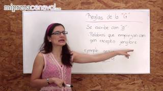 Reglas de la quotGquot  Curso Gratuito Preparatoria Ceneval [upl. by Jonny170]