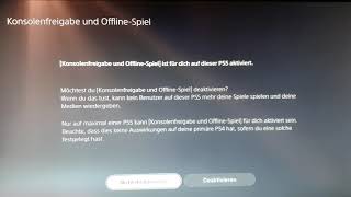 PS5 Account und Spiele sharen  so gehts mit Konsolenfreigabe und OfflineSpiel [upl. by Shanahan]