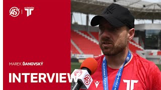 MLÁDEŽ  Interview  Marek Ďanovský po korunovácii majstrov ligy U19 [upl. by Dennet471]