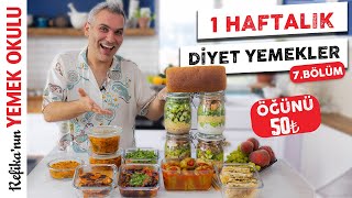 Sadece 50 TLlik Sağlıklı ve Lezzetli Öğünler  Okulaİşe Götürmelik Bir Haftalık Yemek Hazırlığı [upl. by Ahseena888]