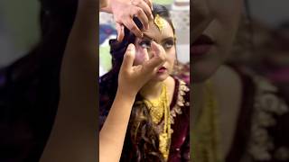 How to lens apply after Makup  lens application lens kaise lagaye lens bridalmakeup hairstyle [upl. by Tamarra]