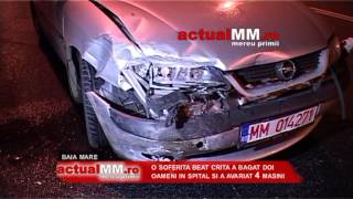 accident soferita beata baia mare actualmm [upl. by Annayek]