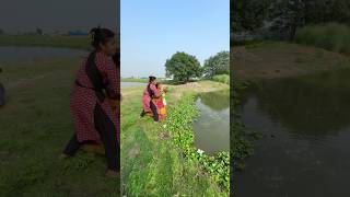 Two Lady Hook fishing Video Using Kurkure fishingmethods hookfishtrap fishingtechniques fish [upl. by Anagrom]