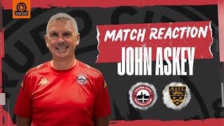 John Askey Match Reaction Maidstone United a 202425 [upl. by Olympias83]