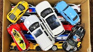 Box Full of Model Cars Bugatti Veyron BMW M4 McLaren 720s Mercedes Amg GT Lexus LC500 diecast [upl. by Ceil]