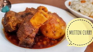 Mutton Curry Mutton Curry Recipe Simple Mutton Curry Nabaneetas Kitchen [upl. by Ilahsiav]