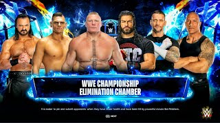 WWE Championship in Elimination Chamber Match  WWE 2k24 [upl. by Obau]