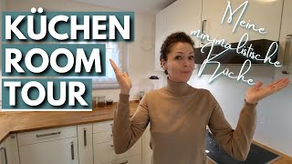 6 qm Küchen Roomtour Meine minimalistisch kleine LEICHT Küche  vereinfacht platzsparend kochen [upl. by Kcirtapnhoj653]