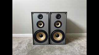 Pioneer SHF41LR Home 3 Way Bookshelf Speakers [upl. by Innavoig255]