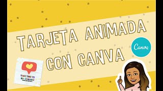 Tarjeta animada con CANVA [upl. by Leak]