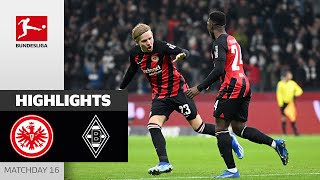 2 Goals In Overtime  Eintracht Frankfurt  Borussia Mgladbach  Highlights  MD16 – Buli 2324 [upl. by Ogir106]