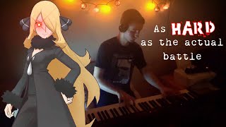 Pokémon DiamondPearlPlatinum  Champion Cynthia Battle Theme  Gio piano cover [upl. by Dera484]