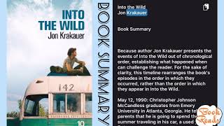 Into The Wild  Jon Krakauer Book Summary [upl. by Ardell]