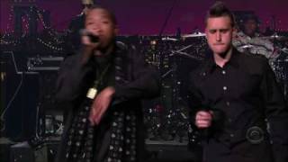 Lupe Fiasco ft Matthew Santos  Superstar HD LIVE  Letterman [upl. by Bernadina953]