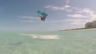 Kiteboarding Backroll Boardoff LightWind [upl. by Remus]