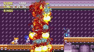 SHC 2024Sonic 3 AIR What happens if you load Tenna mod with Harder Barrier Eggman below it [upl. by Spragens]