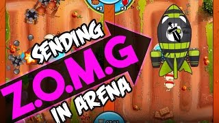 Bloons TD Battles  ZOMG IN ARENA  HE RAGE QUIT LOL  SO HILARIOUS [upl. by Diandre641]