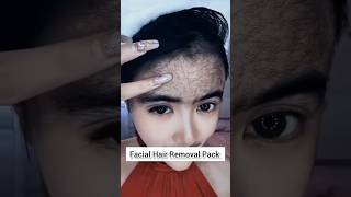 Permanent Upper Lips amp Facial Hair Removal PackRemove Facial Hair Naturally At Home shorts viral [upl. by Adnolor107]