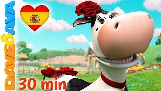 🤠 Canciones infantiles  Música Infantil y Canciones de la Granja  Dave y Ava 🤠 [upl. by Gabler]